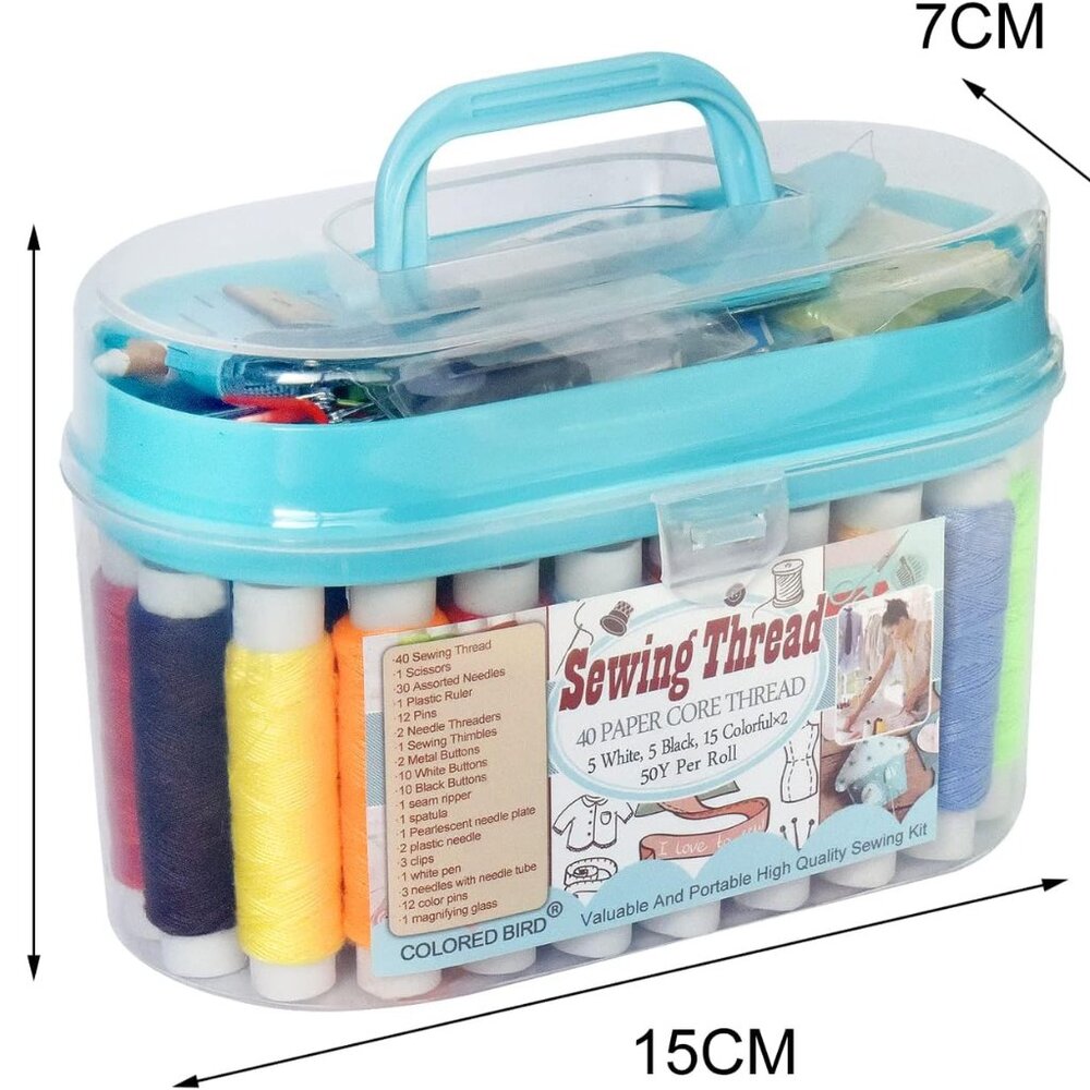 Colored Bird High Quality Portable Complete Sewing and Accessories Kit - Picture 5 of 6